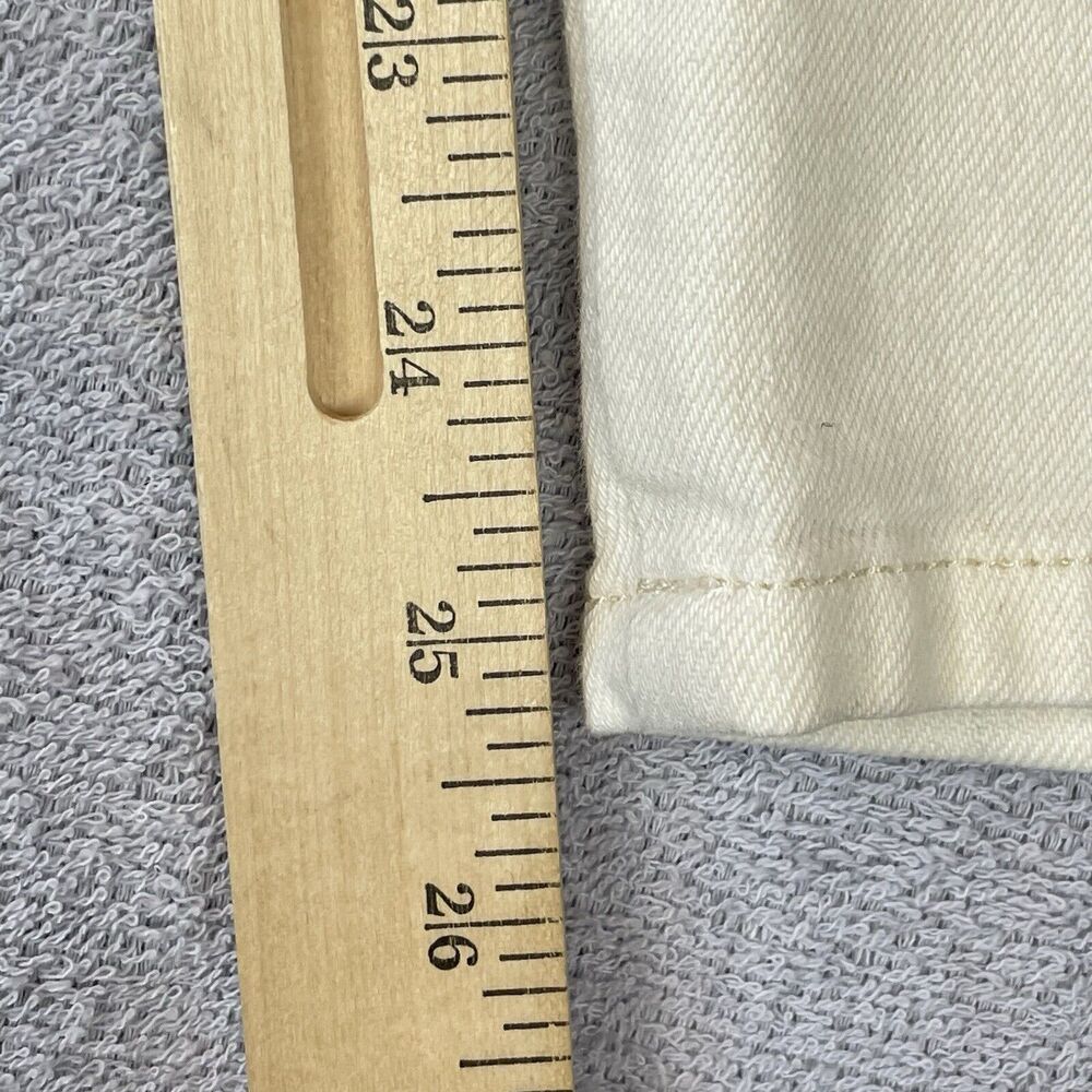 Pilcro Hemp / Cotton Baggy Pants Women’s 25 Cream / Off White Ankle Length - Picture 12 of 16